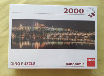 PUZZLE Karlův most 2000 ks , 136 x 48 cm