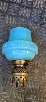 Porcelánový kahan svícen lampa petrolejova