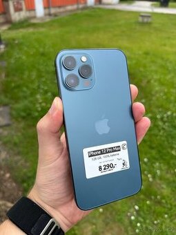 iPhone 12 Pro Max - 128GB - 100% BAT - 6M ZÁRUKA