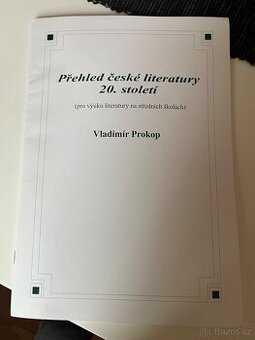 Přehled české literatury 20. století