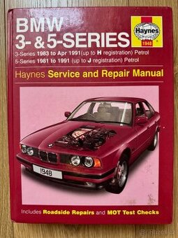BMW E30 E34 originální montážní manual servisní příručka