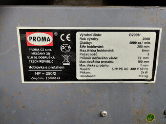 Hoblovka s protahem HP-250/2