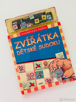 Zvířátka dětské sudoku Magnetická knížka