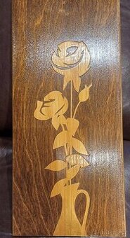 Retro - dřevěný obraz