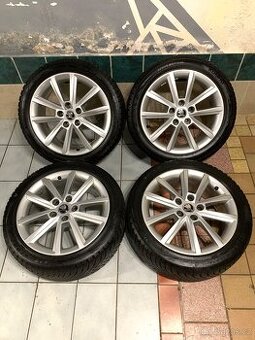 Alu kola Škoda R17 5X112 ZIMNÍ PNEU 225/45 R17 TERON