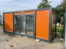 Obytný kontejner 3x7m cena 129999 kc+10 tis zateplení podlah