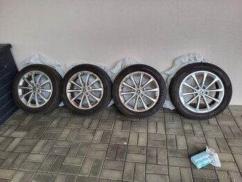 Originální ALU kolaMERCEDES ,,A,,+zimní pneu 205/55/R17 - 1