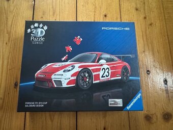 3D Puzzle Iconics: Porsche 911 GT3 Cup Salzburg design