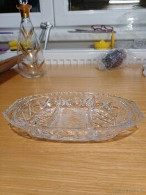 Křišťálový tácek dělený