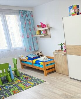 Postel z masivu borovice 180/80 cm, přírodní