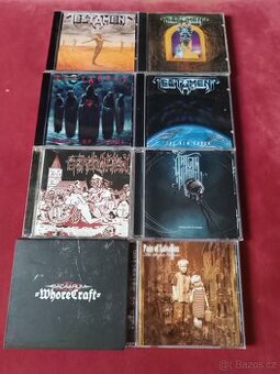 Prodám cd rock metal death