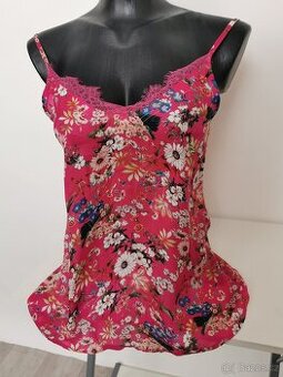 Dámské růžové tílko - Vel. S