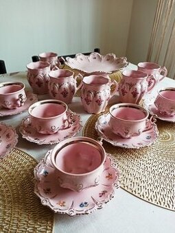 Vintage H&C porcelán, sada, 13 ks