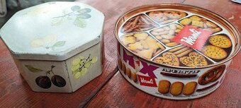 Prodám tyto dvě retro plechovky