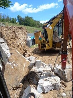 Traktorbager cat428e