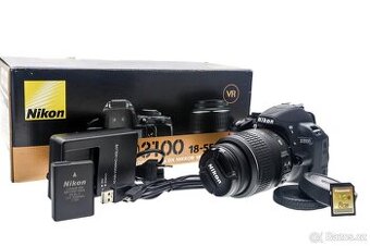 Zrcadlovka Nikon D3100 + 18-55mm + přísl.