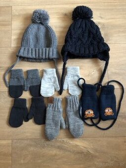 Zimní čepice a rukavice