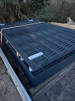 Plotový panel 2D antracit 163cm 50 ks silné dráty