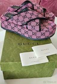 Originál pantofle Gucci GG monogram