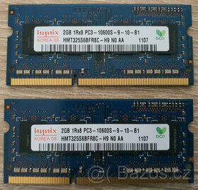 2x SO-DIMM Hynix 2GB PC3-10600S