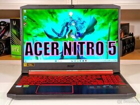 Herní Acer Nitro 5 - ZÁRUKA | i5-9300H | GTX 1660Ti 6GB