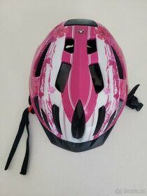 CRIVIT Dívčí cyklistická helma s koncovým světlem