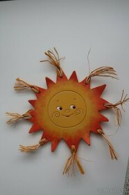 Keramická dekorace - slunce - 1