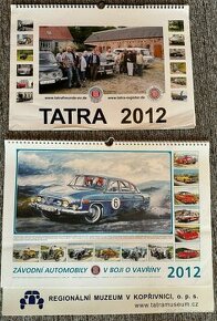 Kalendare a plakáty Tatra - ideálně prodej komplet