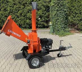Diskový štěpkovač s motorem novinka, efektivnější, do 12 cm