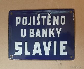 Smaltovaná cedulka