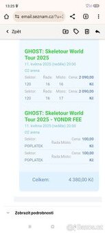 GHOST 2x sezení