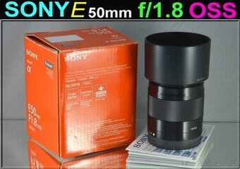 Sony E 50mm f/1,8 OSS APS-C SteadyShotE mount