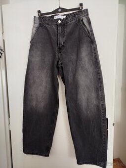 rifle Bershka vel. 36 13-14 let chlapecké černé