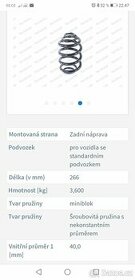 BMW X3 Pružiny přední zadni sportovni podvozek X3 e83