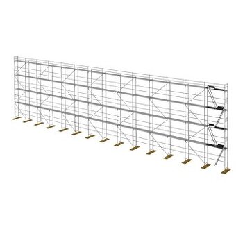 Prodám po jedné stavbě lešení L73(layher,alfix)