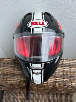 Moto přilba BELL M5X Daytona – Black/White – karbon – vel. L