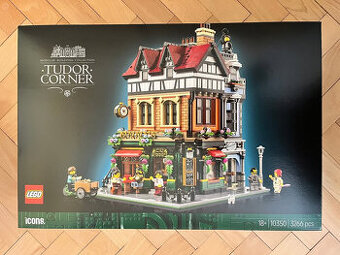 Lego dům 10350 Tudor Corner a GWP Kiosek na rohu 40757