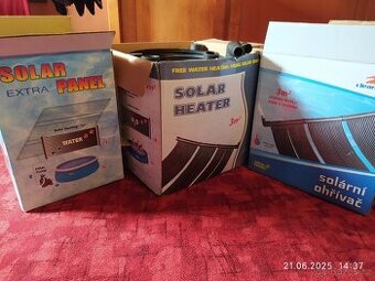 Prodáme solární ohřev nebo i sadu s bazénem - Rokytnice n.J.
