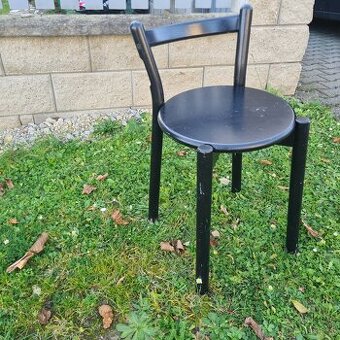 Ikea židle dřevěná černá,