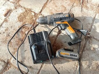 Akušroubovák akuvrtačka Worx 16v 3Ah Plně funkční