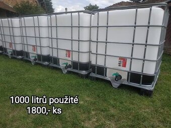 Ibc kontejnery 600 litrů, 1000 litrů