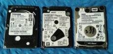 2,5" SSD 128-256GB, 2,5" HDD 80 až 1TB testované