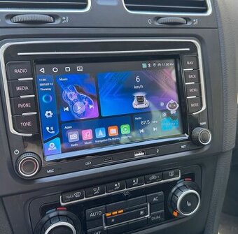 2DIN rádio android– CarPlay, BT, CZ
