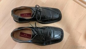 Černé pánské společenské boty vel. 43