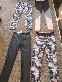 Sportovní legíny - 4 kusy -158-164.