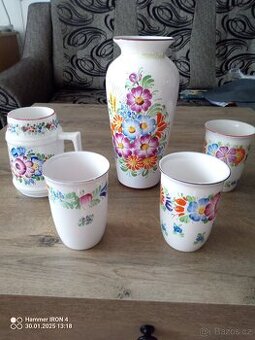 Chodská keramika  bílá