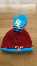 Set čepice a rukavic CROCS vel. 2-4 roky