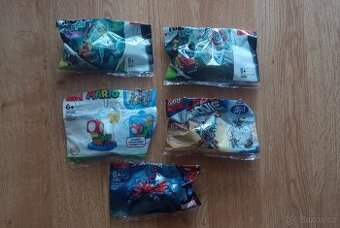 Lego Hidden side, Super Mario, Movie, Spiderman polybag