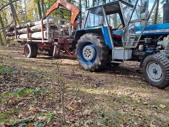 Zetor Crystal 8011+vyvazecka dřeva ruka v3s 2500kg.