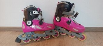 Dívčí kolečkové brusle velikost 32-34